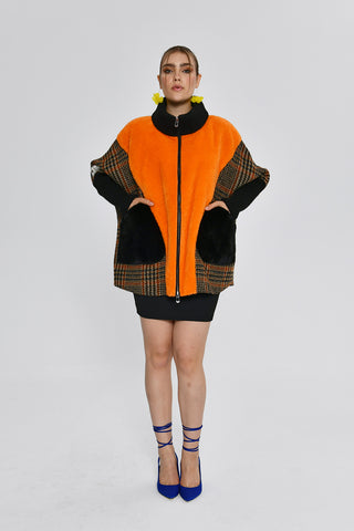 alpaca-cashmere-sleeve-orange-fur-jacket