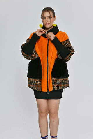 alpaca-cashmere-sleeve-orange-fur-jacket
