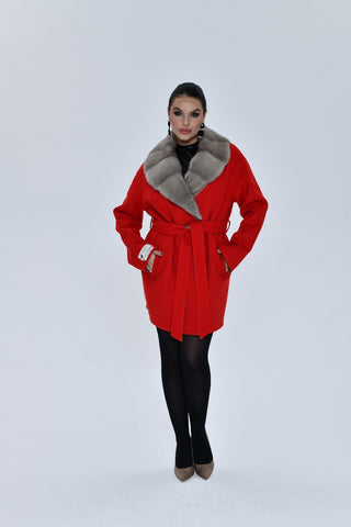 CASHMERE RED JACKET